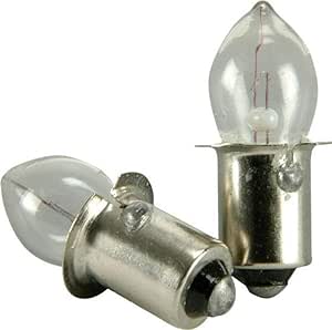 Krypton Torch Bulbs 4.8V for 4 Cell Torches Pack of 2