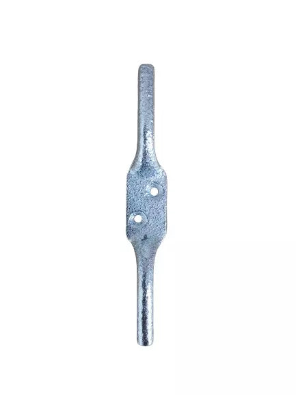 4" 100mm Heavy Duty Galvanised Steel Cleat Hook Strong Washing Line Cord Hoist