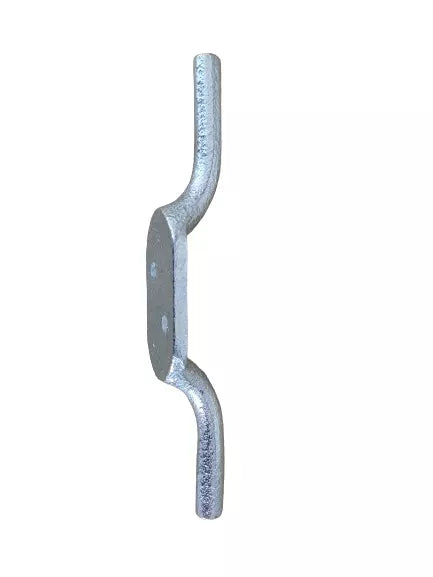 4" 100mm Heavy Duty Galvanised Steel Cleat Hook Strong Washing Line Cord Hoist