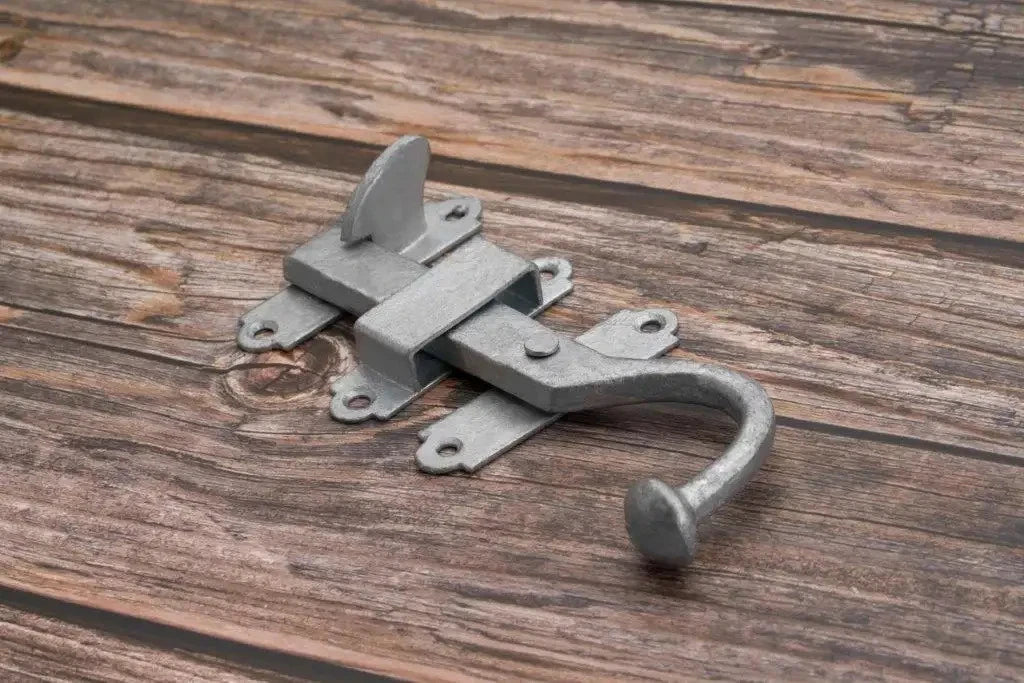 Heavy Duty Galvanised Garden Gate Surface Drop Latch Handle Lock 6" 150mm