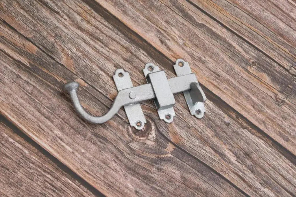Heavy Duty Galvanised Garden Gate Surface Drop Latch Handle Lock 6" 150mm