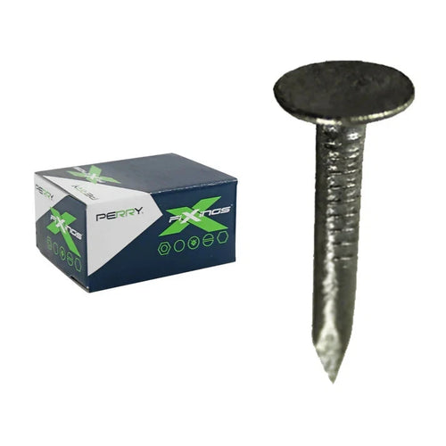 390 x 13mm Galvanised Clout Nails XL Head Roofing Felt Nails 0.5kg Box