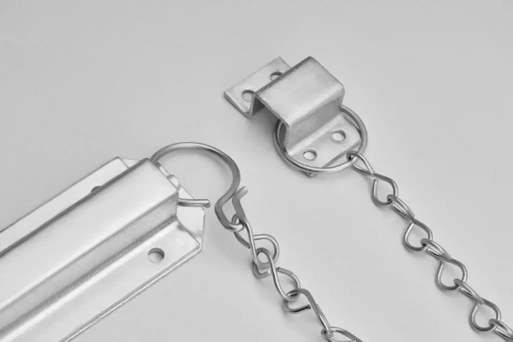Spring Loaded Security Chain Bolt Heavy Duty 8" Gate Garage Door Lock